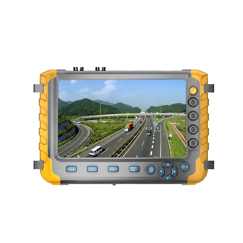 5MP AHD TVI CVI CVBS Kamera Video Audio CCTV Tester dengan Kontrol PTZ dan Fungsi Uji Kabel Jaringan