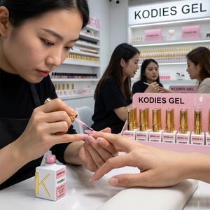 NUEVO KODIES GEL - Gel Constructor de <span class=keywords><strong>Uñas</strong></span>, Botella de Gel Líquido Constructor, Poly Gel Rosa Semipermanente UV, 30-45 Días, Fácil de Remojar - Product Image 5