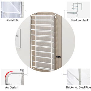 Household <strong>Wall</strong> Mounted <strong>Shoe</strong> Storage <strong>Rack</strong> Multiple-layer <strong>Rack</strong> Over <strong>the</strong> Door <strong>Shoe</strong> Organizer Display Shelf - Product Image 4