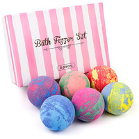 Boule de Bain Vente en Gros Bombes de Bain Naturelles pour Enfants Coffret Cadeau Bain Spa Pas Cher Fizzies Soins du Corps Bio