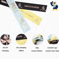 Ruban personnalisé avec Logo imprimé personnalisé, feuille d'or, gros grain, pour cadeaux, vente en gros, mm