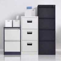 Armoire de classement moderne en acier à 3 tiroirs, casier de rangement métallique verrouillable, armoire de bureau démontable pour usage commercial et scolaire
