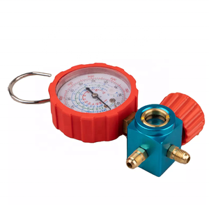 Fabrika Gazı <span class=keywords><strong>R134a</strong></span> R410 R600 Soğutucu Akışkan Pirinç <span class=keywords><strong>Manifold</strong></span> Seti Çevre Dostu HVAC Soğutma Basınç Göstergesi Klima İçin - Product Image 4