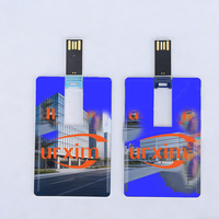 Firmengeschenke Kreditkarten-USB-Stick Pendrive Großhandel Individueller Druck Visitenkarten-USB-Stick 128MB 8GB 64GB USB-Speicherstick
