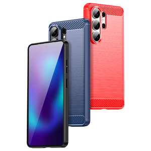 Coque de téléphone portable en fibre de carbone pour <span class=keywords><strong>Samsung</strong></span> Galaxy A17 A37 A57 5G, coques antichoc en TPU, S26 S26+ S26 Ultra, coque de protection - Product Image 5