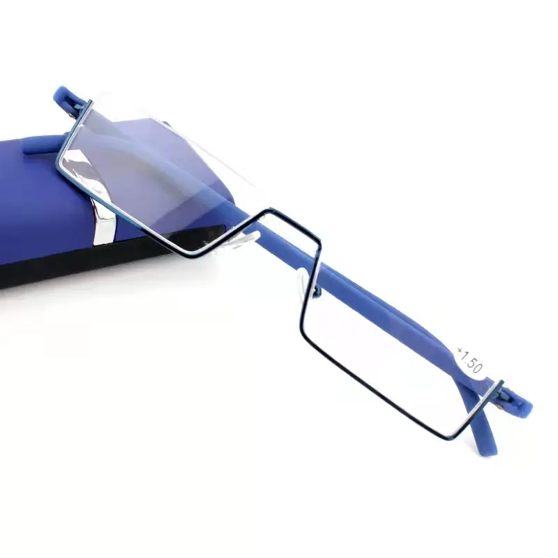 Óptico Venta caliente Lector de computadora Bloqueo de luz azul Gafas de computadora Gafas de lectura Gafas con medio borde TR90