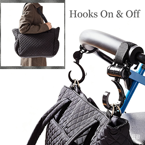 Sac latéral pour fauteuil roulant, sac de rangement pour déambulateur, accessoires pour fauteuil roulant pour adultes, panier pour déambulateurs pour personnes âgées - Product Image 3