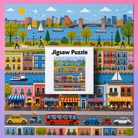 Puzzle Jigsaw Ilustrasi Kustom 500 Potong Cetakan Ilustrasi Artistik Puzzle Foto Pribadi untuk Dewasa Grosir