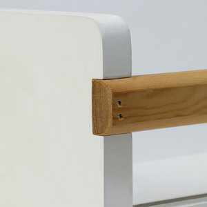 Bộ ba giá sách gỗ thông treo tường trắng kệ gỗ nổi để trang trí phòng khách - Product Image 3