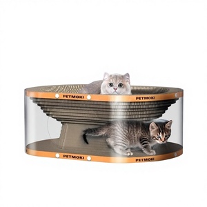 Cuccia e Tunnel per Gatti Multifunzionale: Tiragraffi, Cuccia e Passaggio per Gatti in un Unico Pezzo - Divertimento e Riposo per il Tuo Animale Domestico - Product Image 1