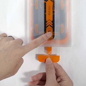 Vidrio templado Easy <span class=keywords><strong>App</strong></span> Clean Cabin Instalación rápida Privacidad Protector de pantalla - Product Image 4