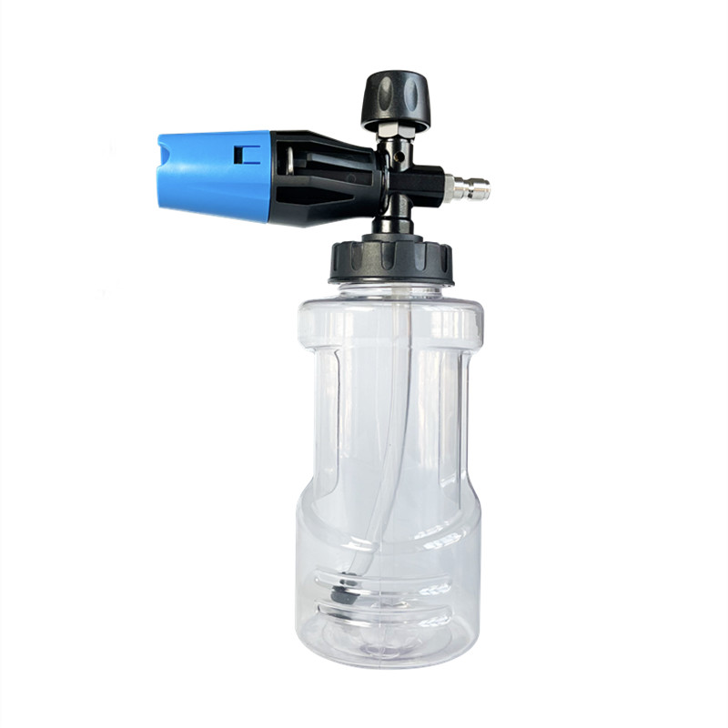 Пенная насадка SHAN DUN, пенораспылитель для шлангов моек высокого давления, 1 л, из латуни, с прозрачной бутылкой