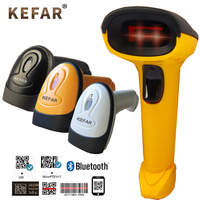 KEFAR – lecteur de codes-barres automatique sans fil USB, Distance de Transmission de 328 pieds, lecteur de codes-barres 2D automatique
