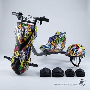 Vente en gros directe d'usine, kart à dérive rotatif à <span class=keywords><strong>360</strong></span> degrés, <span class=keywords><strong>3</strong></span> <span class=keywords><strong>roues</strong></span>, 36V <span class=keywords><strong>350W</strong></span>, scooter électrique pour enfants, scooter à dérive, tricycle - Product Image 3