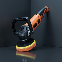 Kit de polisseuse rotative électrique Protmex 1600W 6 pouces avec 8 vitesses variables, poignée détachable pour le polissage/le cirage des voitures et des bateaux