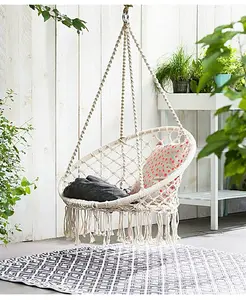 Outdoor Rattan Wicker Doppels itz hängenden Ei Schaukel stuhl mit Metallst änder Möbel Farbe Material Herkunft General Place Modell