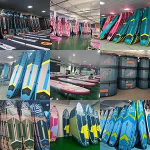 Nouvelle planche de surf 11'x34''x6'' style moderne, approvisionnement direct usine, planche de paddle gonflable de yoga SUP avec accessoires - Product Image 3