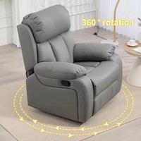 Fauteuil inclinable individuel multifonctionnel en tissu moderne 2026 avec télécommande extensible pour salon