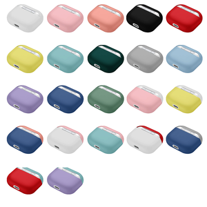 1mm <span class=keywords><strong>Ultra</strong></span> Mince Split Étui En Silicone pour <span class=keywords><strong>AirPods</strong></span> Pro 3 Couvercle De Protection pour <span class=keywords><strong>AirPods</strong></span> 1 2 Multicolore Écouteurs Cas - Product Image 6