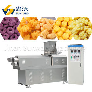 เครื่องอัดรีดเครื่องผลิตขนมขบเคี้ยวแบบสายอุปกรณ์ในโรงงานเครื่องผลิตข้าวโพดพัฟ - Product Image 1