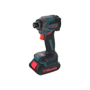 Ronix venda quente 8653 Modelo 230N.m Brushless 20V li-ion bateria Cordless Impact Screwdriver recarregável Impact Drill Driver