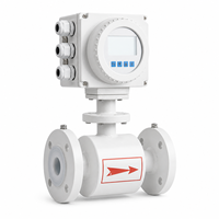 Débitmètre électromagnétique industriel à haute précision 0,5 % DN25-DN150 4-20mA RS485 Impulsion Magnétique FMC240