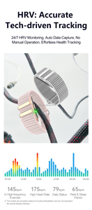 Nouvelle montre connectée style 2026 S01 – Bracelet sans écran portable pour la santé (fréquence cardiaque, SpO2, suivi du sommeil, comptage des pas) – Bracelet intelligent multisports - Product Image 5