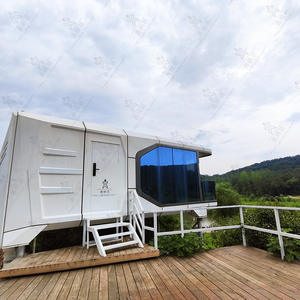 Trending Space Capsule <b>Bed</b> & Breakfast Room Factory Movable Technology Space Capsule Homestay Hotel Light Steel Accommodation - Product Image 3