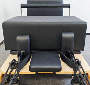 Reformer pliable en chêne, vente en gros, équipement d'entraînement portable certifié CE pour la pratique du yoga à domicile, WG-F en chêne blanc massif importé - Product Image 5