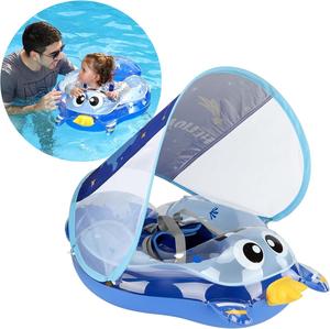 Nouveau flotteur bébé amélioré avec auvent UPF50+, siège réglable antidérapant pour piscine, pour bébés de 6 à 36 mois - Product Image 6