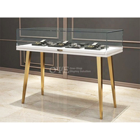 Présentoir à bijoux de luxe Vitrine à bijoux Design Vitrine à bijoux en verre