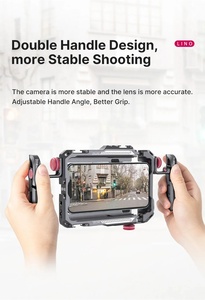 Ulanzi Lino Cage universelle pour smartphone avec poignée pour <span class=keywords><strong>iPhone</strong></span> 16 15 14 13 <span class=keywords><strong>12</strong></span> <span class=keywords><strong>Pro</strong></span> <span class=keywords><strong>Max</strong></span> - Product Image 2