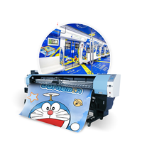 Grand Format 10 pieds Toile Vinyle Flex Bannière Impression Traceur Machine Impresora I3200 Tête D'impression 3.2m Eco Solvant Imprimante