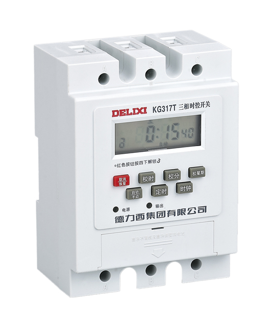 KG317T AC380V 50/60Hz Three-Phase Voltage Control Circuit Digital Timer Switch Battery Powered Smart 1 Hour Delay