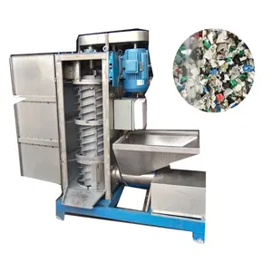 Máquina de secado de película de plástico PP, exprimidor centrífugo de acero inoxidable para secar bolsas de plástico