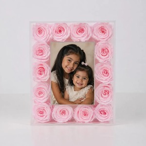 Cadre photo en acrylique avec rose éternelle, boîte à fleurs de luxe, cadeaux pour la fête <span class=keywords><strong>des</strong></span> mères, la Saint-Valentin, l'anniversaire, décoration de la maison - Product Image 1