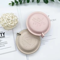 Ruban à mesurer rétractable en cuir PU imprimé UV avec logo personnalisé, 1,5 m/60 pouces, souple, pour couture et mesures corporelles, vente en gros usine