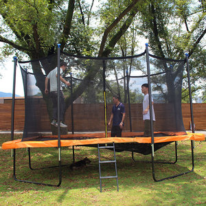 Zoshine 8x16/10x15ft hình chữ nhật <span class=keywords><strong>Trampoline</strong></span> nhà sản xuất chuyên nghiệp dài TUMBLING vuông ngoài trời sân sau sử dụng cho trẻ em người lớn - Product Image 3