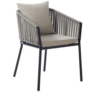 Sillón Moderno y Cómodo para Patio, Restaurante, Balcón, Jardín, <span class=keywords><strong>de</strong></span> Aluminio y Cuerda, Disponible para Comedor - Product Image 2