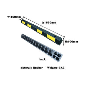 オーストラリア規格ヘビーデューティー1650mm長さ駐車場用ゴム製ホイールストッパー駐車ブロック - Product Image 2