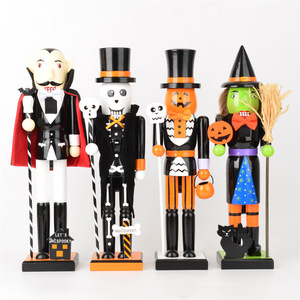 Listo para Enviar: <span class=keywords><strong>Cascanueces</strong></span> de Madera para Halloween con Múltiples Diseños de <span class=keywords><strong>Personajes</strong></span> para Decoración del Hogar y Entrega Rápida, Regalos para Fiestas - Product Image 1