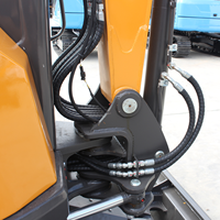 Ce EPA Chine vente chaude pelle sur chenilles 4 tonnes 5 tonnes mini pelle 5 T Digger Bagger avec accessoires en option
