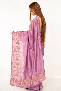 Sari traditionnel en coton avec broderie dorée époustouflante, vêtement ethnique indien élégant pour les mariages et les festivals - Product Image 6