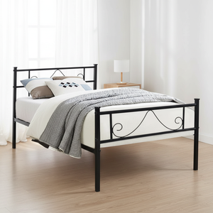 Letto <span class=keywords><strong>in</strong></span> Metallo per Cameretta Bambini con <span class=keywords><strong>Testiera</strong></span> Illuminata Regolabile <span class=keywords><strong>in</strong></span> Altezza, Ideale per Scuole e Ospedali - Product Image 2