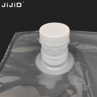 JIJID Voedselveilige 10L BIB Zakdoos Duurzame Schroefringklep Vloeistofzak voor Sap, Kookolie, Bier, Champagne, Tequila, Aanpasbaar