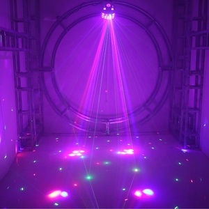 New LED + Laser Derby Ánh Sáng Nhấp Nháy Hiệu Ứng Đèn Flash Trang Trí Bên Disco Dẫn Ánh Đèn Sân Khấu Đèn - Product Image 5