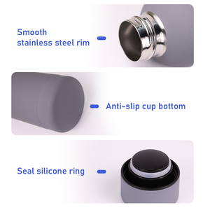 Bouteille d'eau isotherme Topnovo personnalisée en acier inoxydable mat, anti-fuite, pour le sport, avec bec verseur pour petites gorgées - Product Image 6