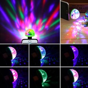 Lumières de fête USB, petite boule magique LED pour la décoration de fête, capteur acoustique, stroboscope, éclairage de scène DJ, mini boule <span class=keywords><strong>disco</strong></span> - Product Image 4
