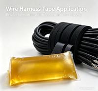 Bloc de colle thermofusible jaune JCXC, pression 100-110°C, pour la fabrication de rubans de faisceaux de câbles automobiles, vente en gros industrielle en vrac