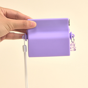 Petite pochette en silicone personnalisée, mini portefeuille, porte-monnaie, trousse à cosmétiques pour filles et femmes - Product Image 5